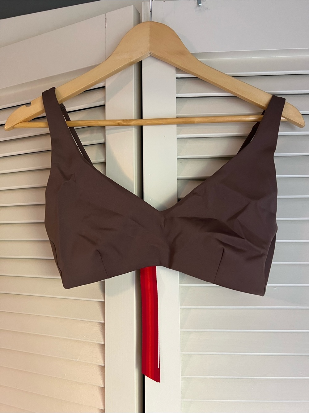 NWT Left On Friday Sunday Top D+ Stormy Taupe L
